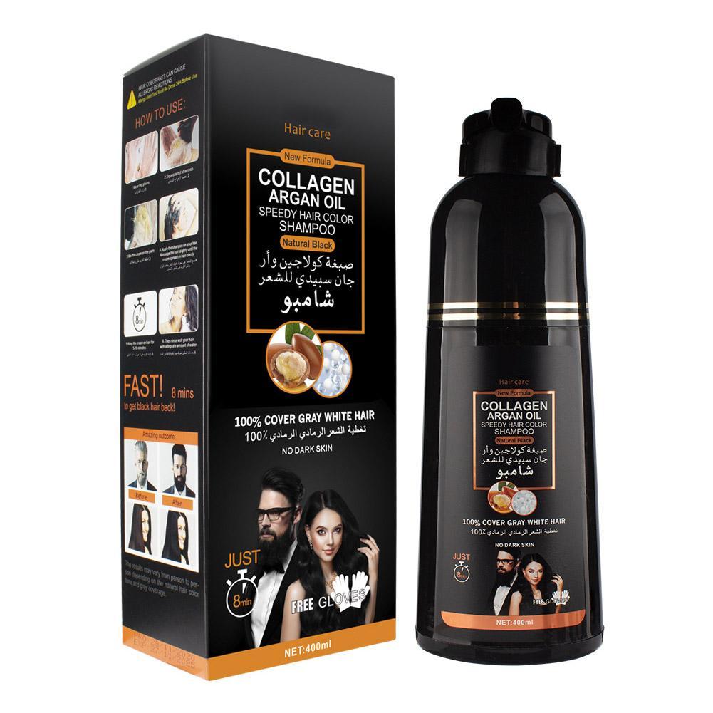 Men'S Grooming Oil - 3-in-1 Collagen Argan Oil Shampoo Long-Lasting