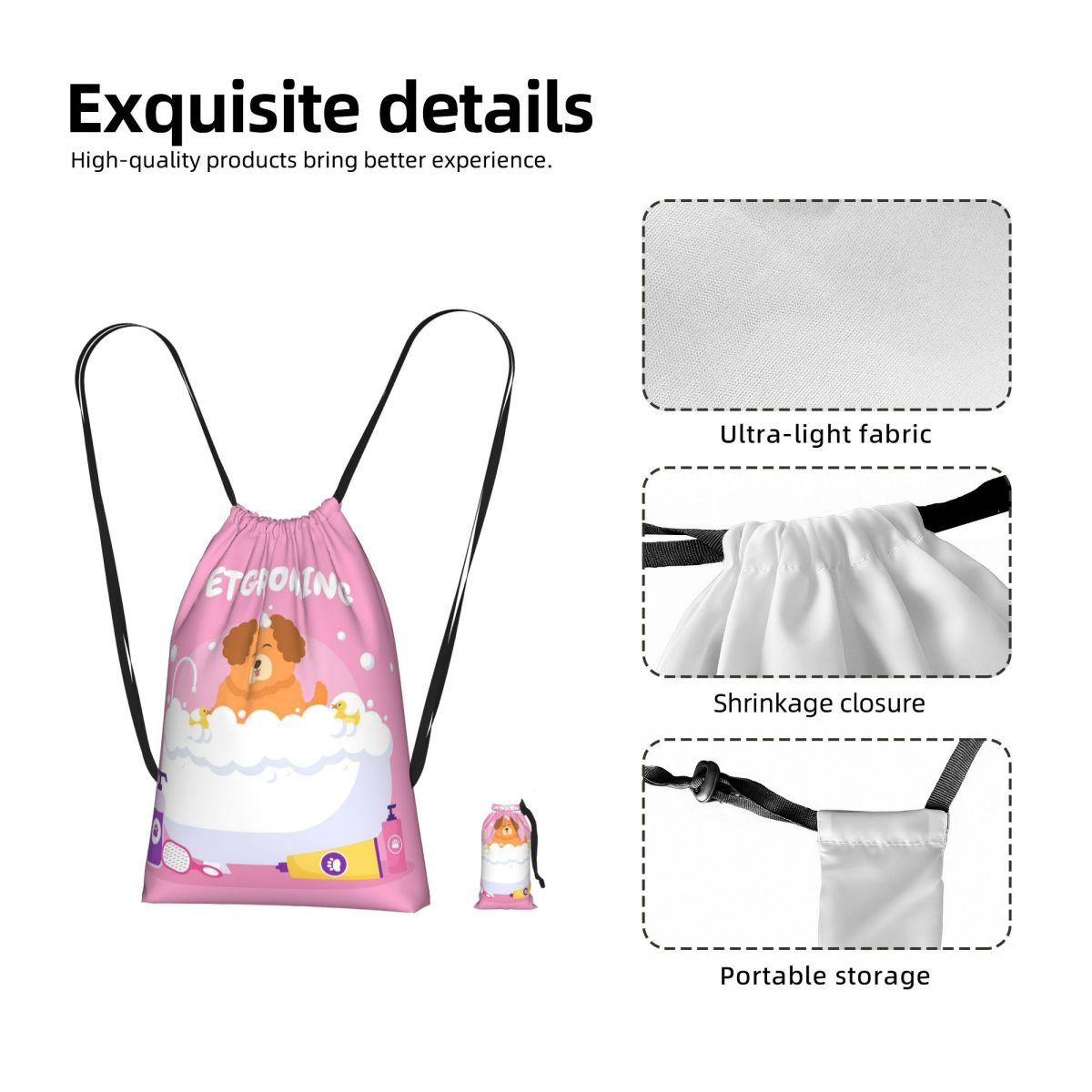 Pet Grooming For Dogs And Cats - Men'S Grooming Bag 评论和价格