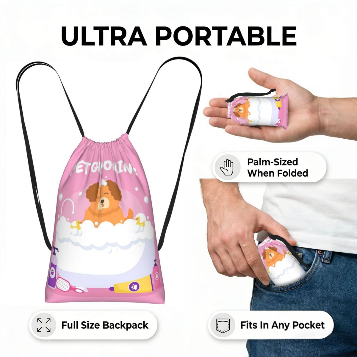 Pet Grooming For Dogs And Cats - Men'S Grooming Bag 评论和价格