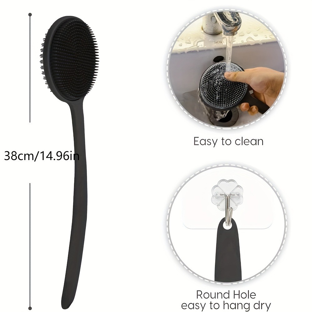 Silicone Back Scrubber Brush f - Exfoliating Scrub Mens 评论和价格