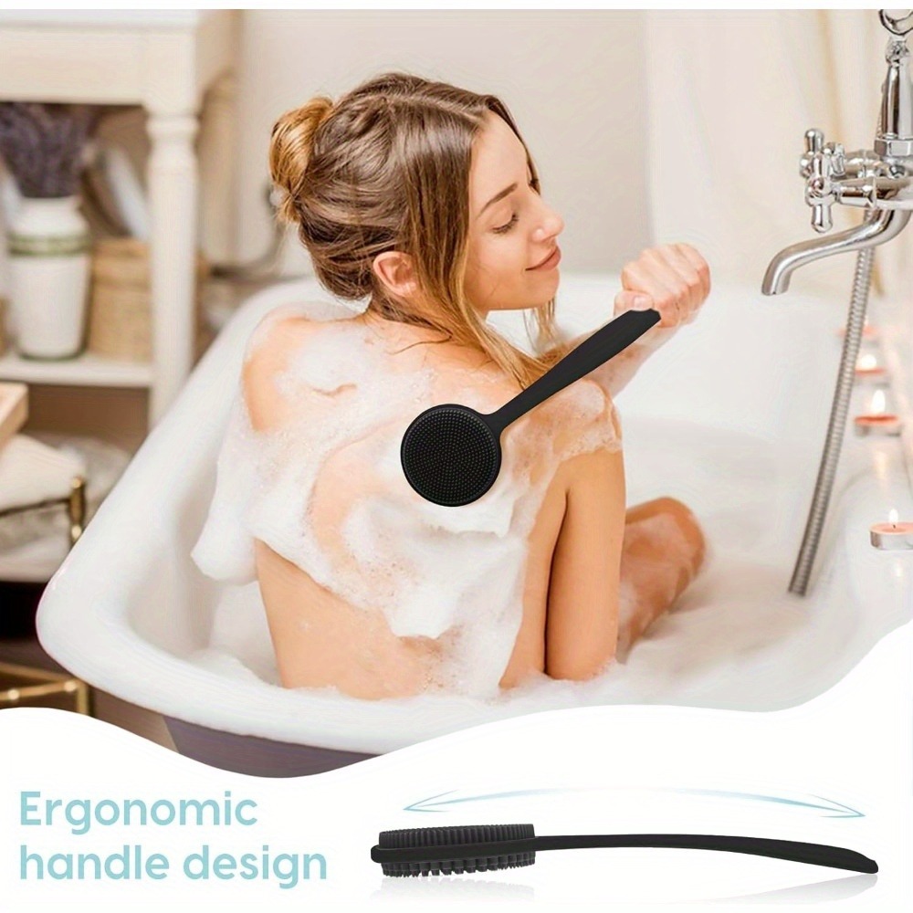 Silicone Back Scrubber Brush f - Exfoliating Scrub Mens 评论和价格