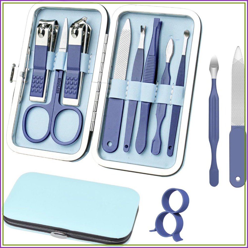 8 in 1 Manicure Set, Professio - Nail Care Kit Mens 评论和价格