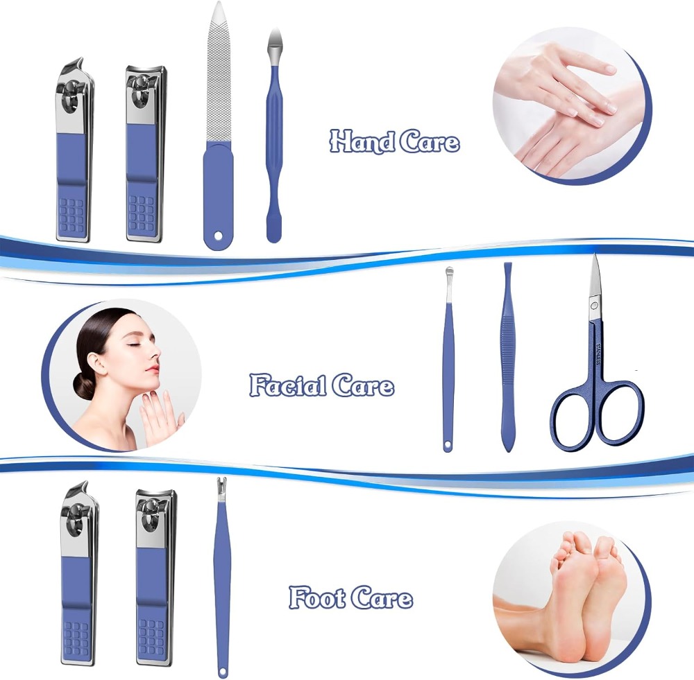 8 in 1 Manicure Set, Professio - Nail Care Kit Mens 评论和价格