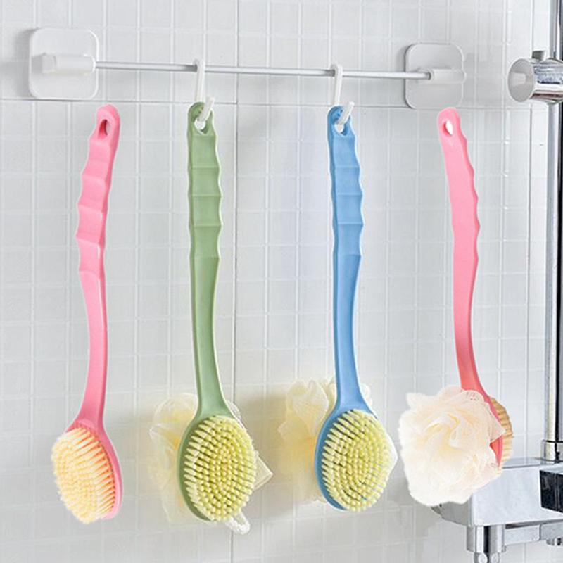 Curved Long Handle Shower Brus - Exfoliating Scrub Mens 评论和价格