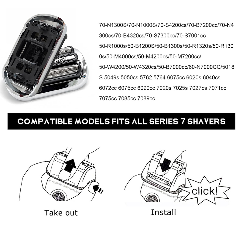 Replace Electric Shaver Head F - Men'S Grooming Shaver 评论和价格