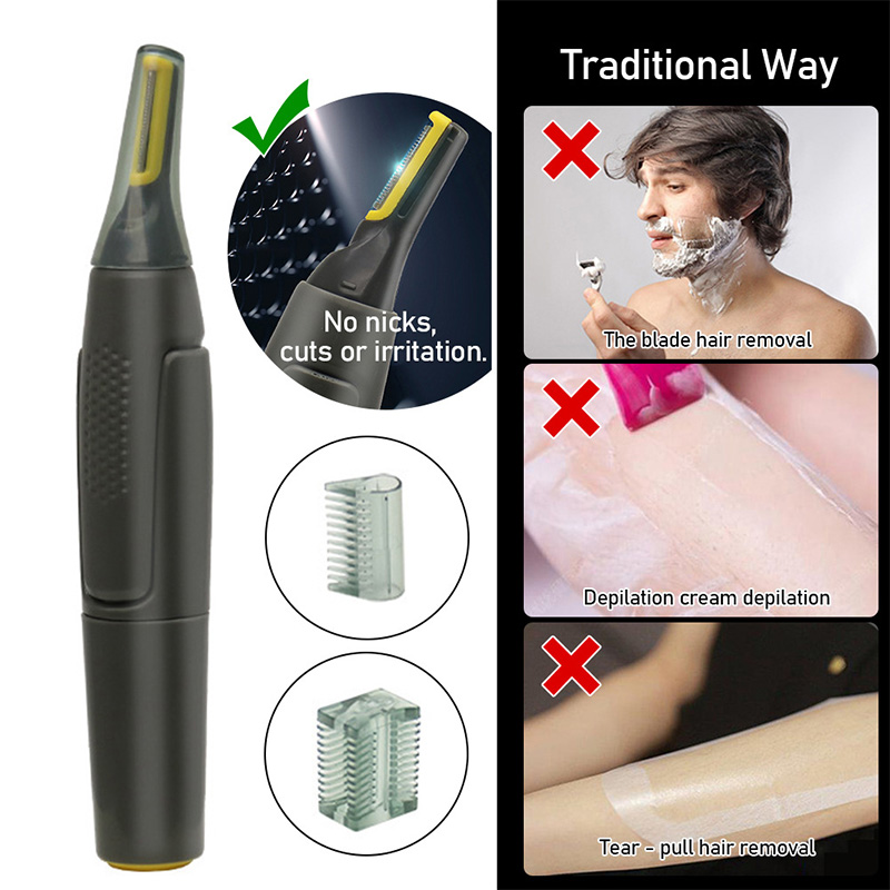 Nose Ear Face Trimmer Electric - Men'S Face Grooming 评论和价格