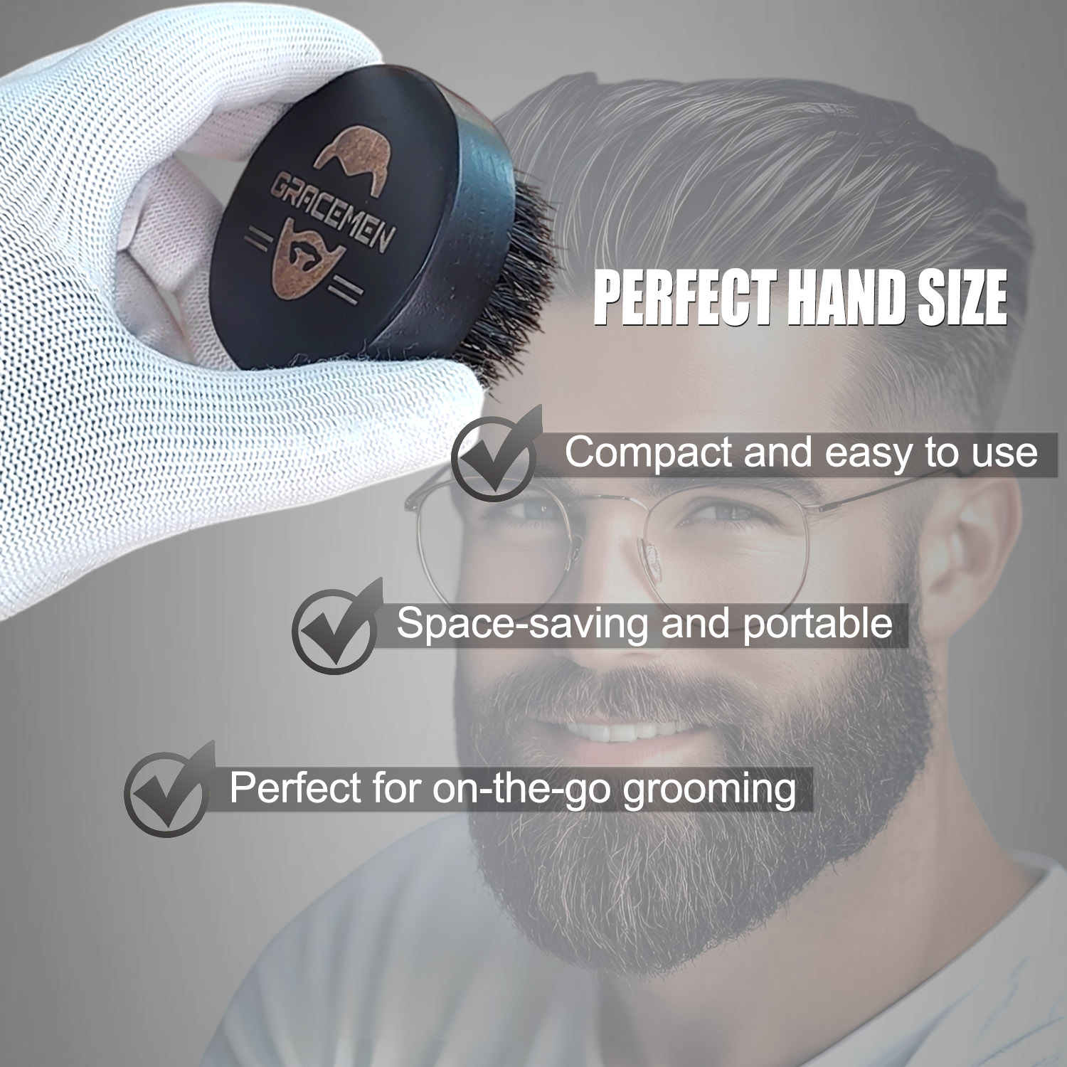 Round Beard Brush for Men – 10 - Men'S Grooming Oil 评论和价格