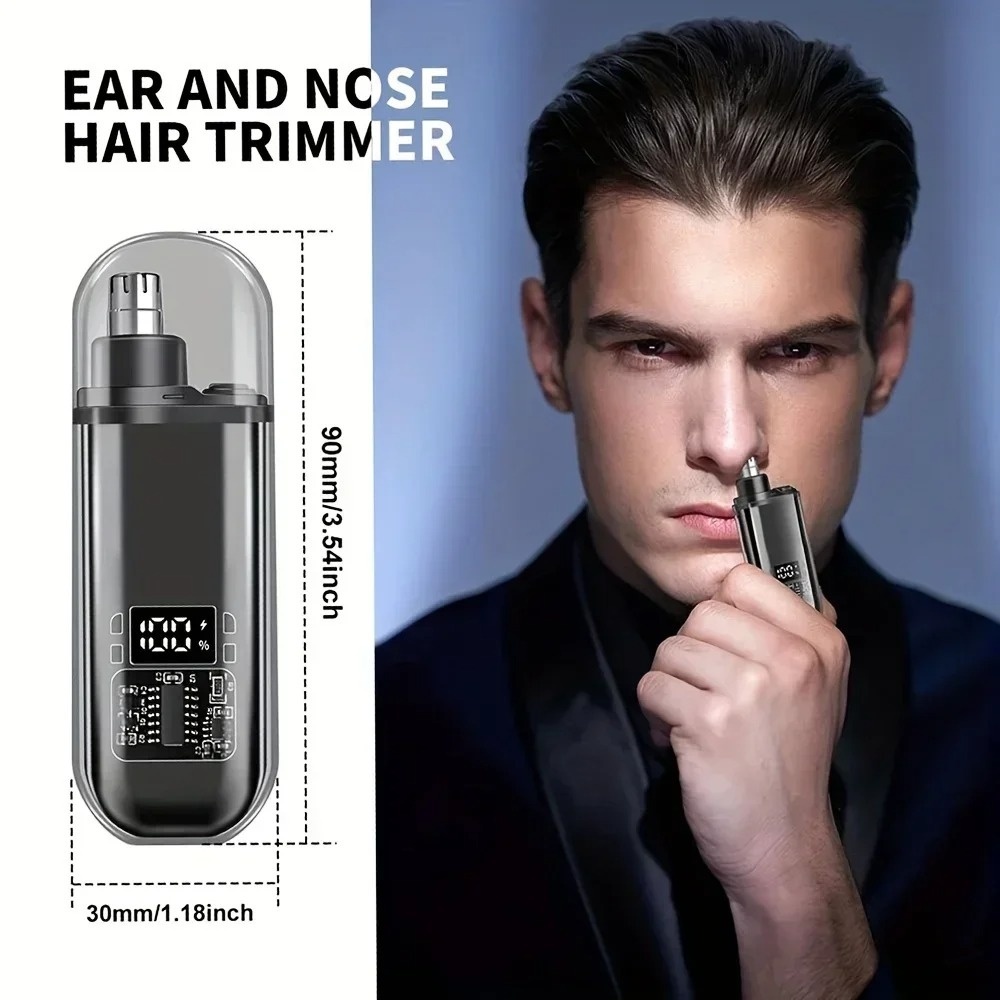 Nose Ear Hair Trimmer Electric - Men'S Grooming Facial 评论和价格