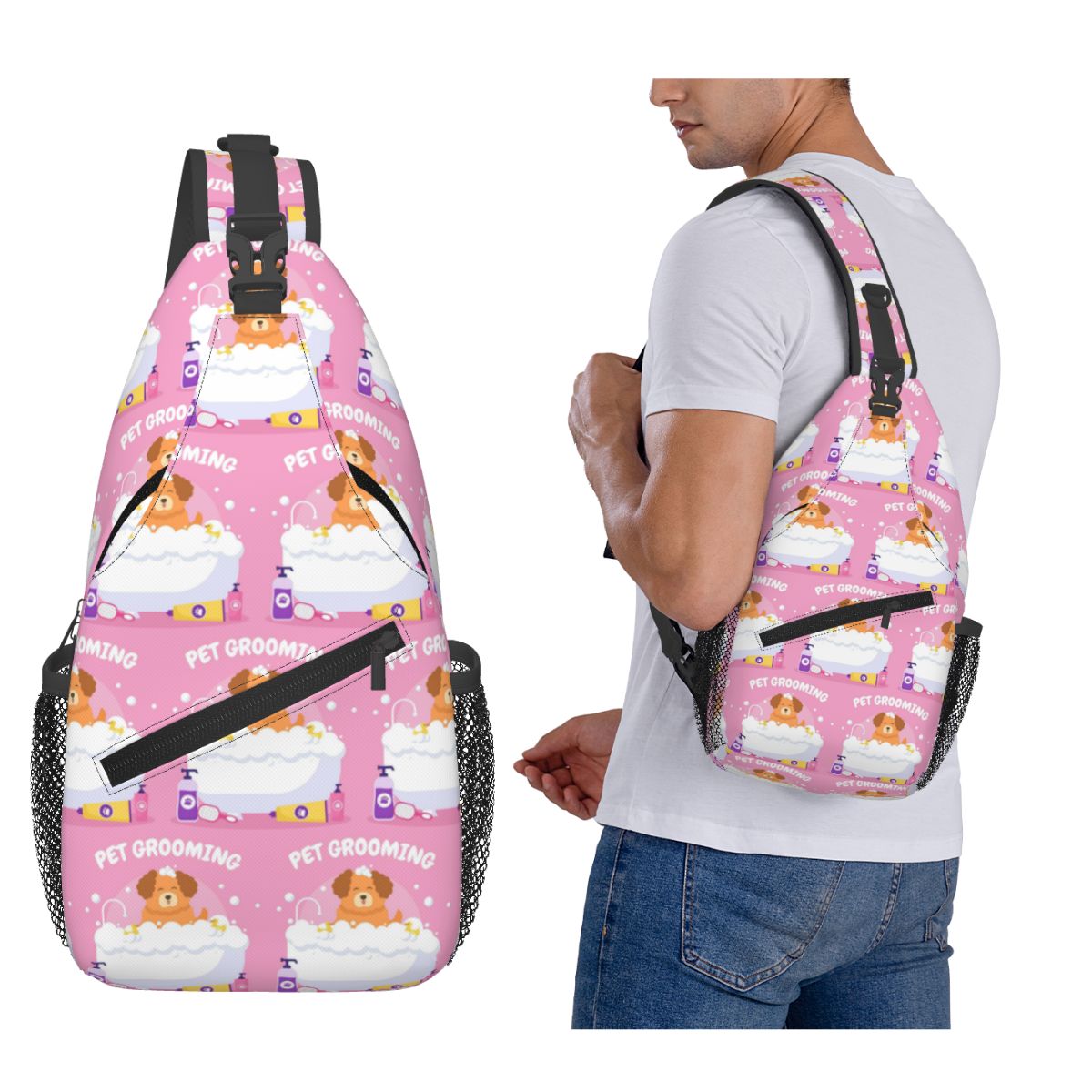 Pet Grooming For Dogs And Cats - Men'S Grooming Bag 评论和价格
