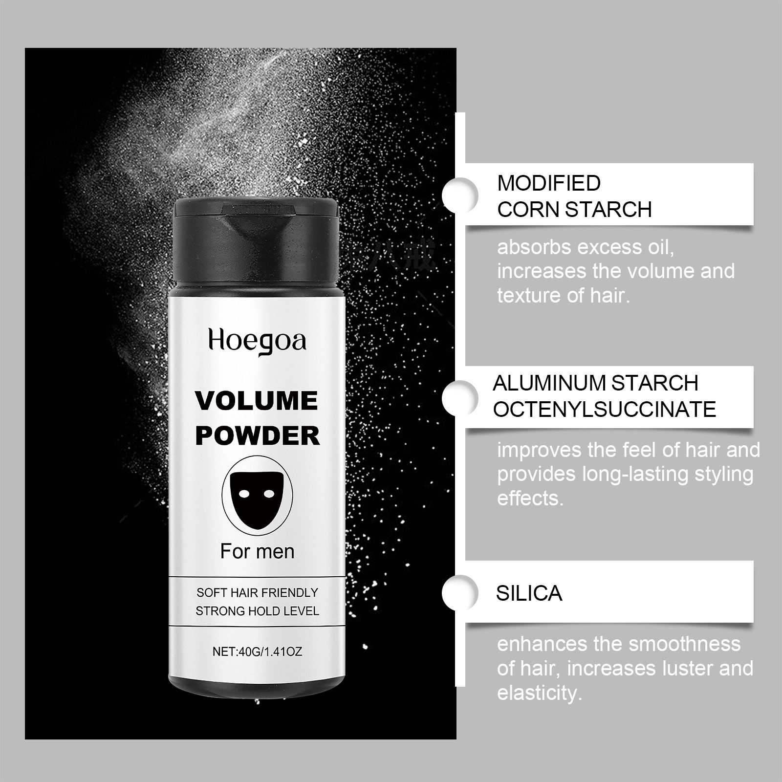 Volumizing Hair Powder Long-La - Men'S Grooming Oil 评论和价格