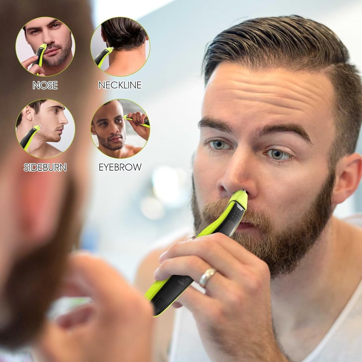 YUKU Nose Hair Trimmer Replace - Men'S Grooming Shaver 评论和价格