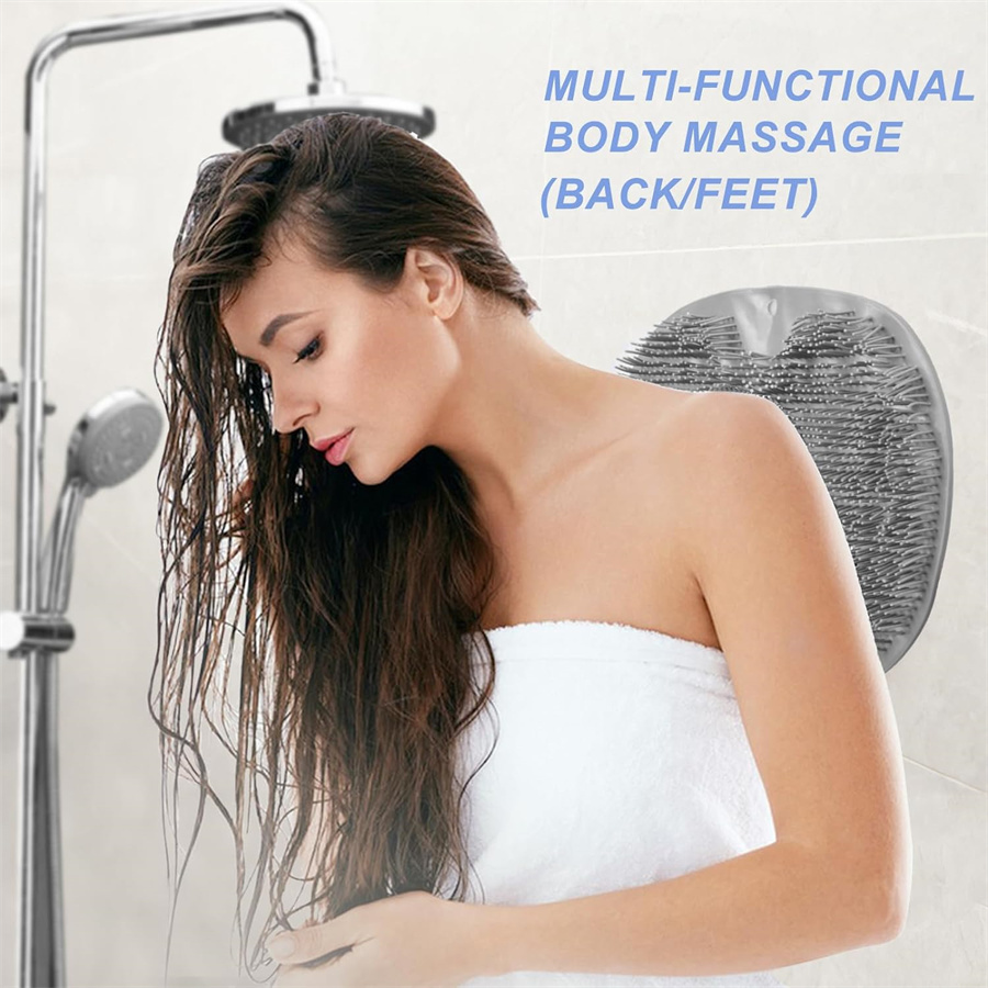 Shower Foot Scrubber Mat Back  - Exfoliating Scrub Mens 评论和价格