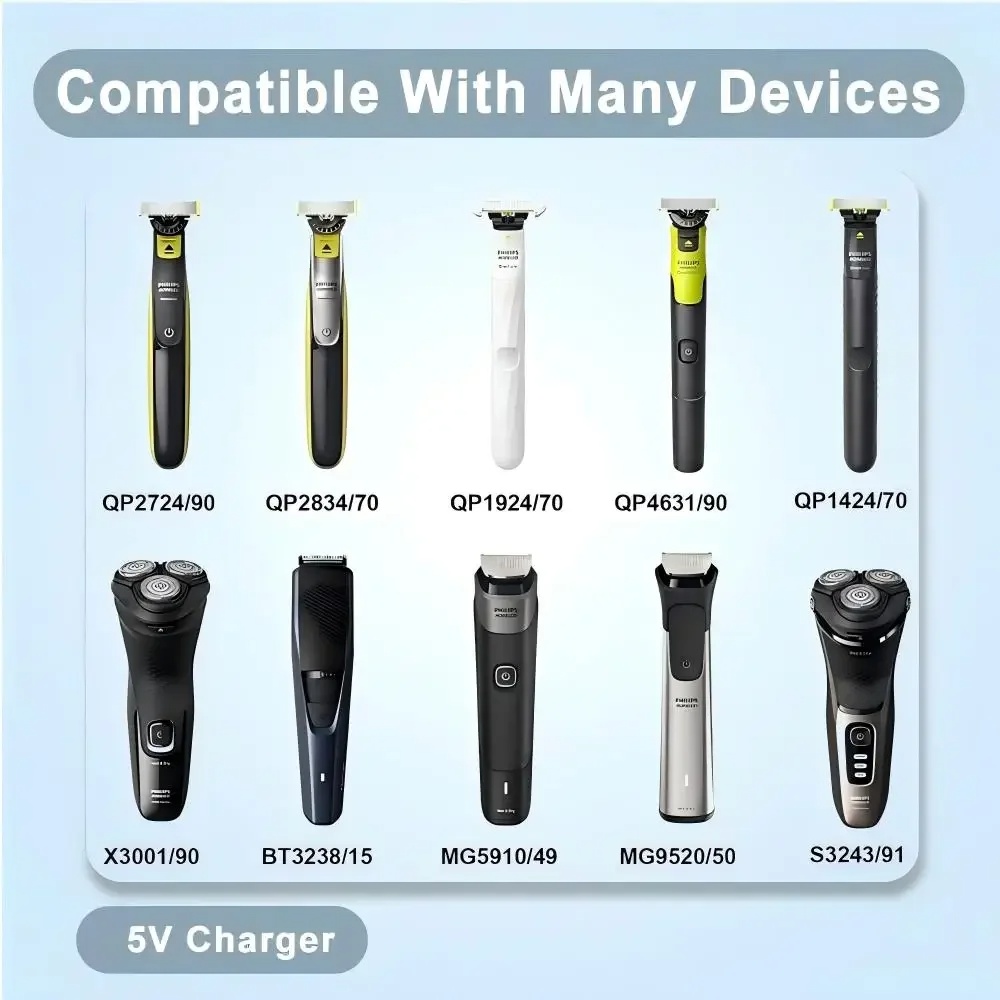 5V Shaver Charger USB Adapter  - Men'S Grooming Shaver 评论和价格