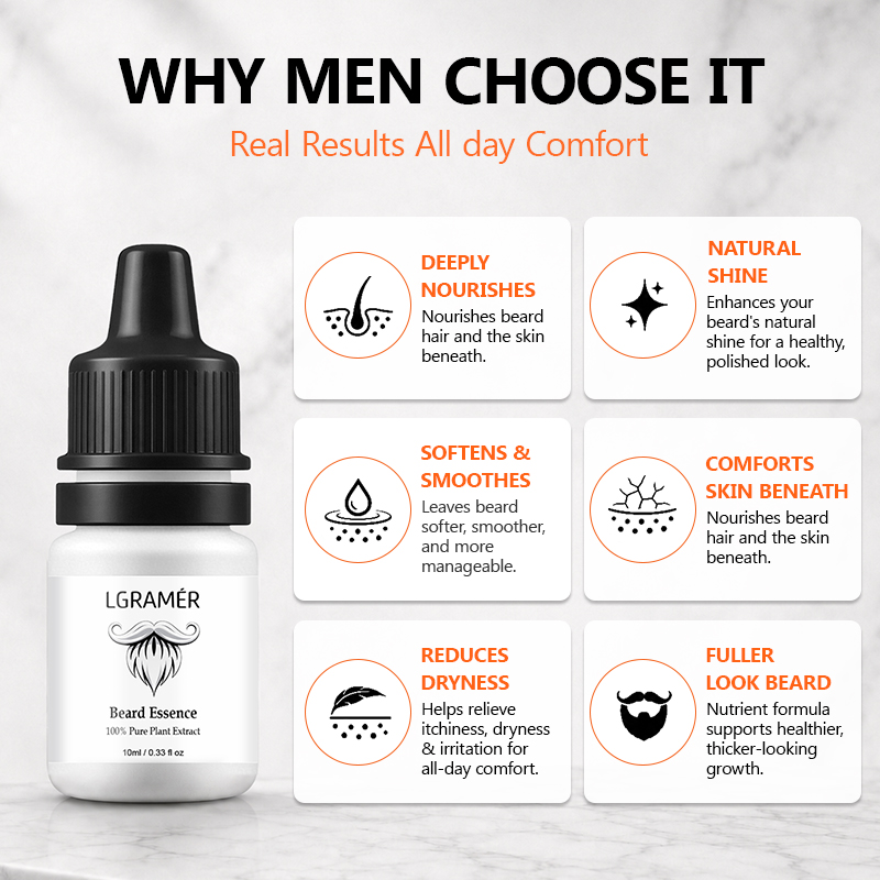 Men's Beard Growth Serum Nouri - Men'S Grooming Oil 评论和价格