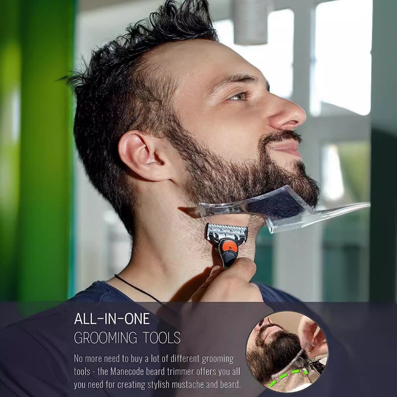 Beard Shaping Tool Mustache St - Men'S Grooming Facial 评论和价格