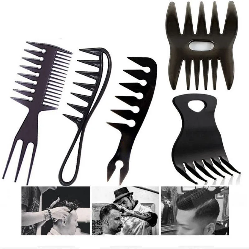 Hot  Men Hair Comb Barber Prof - Men'S Grooming Oil 评论和价格