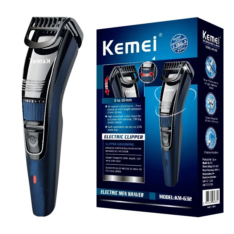 Kemei 632 0.5-10mm Adjustable  - Men'S Face Grooming 评论和价格