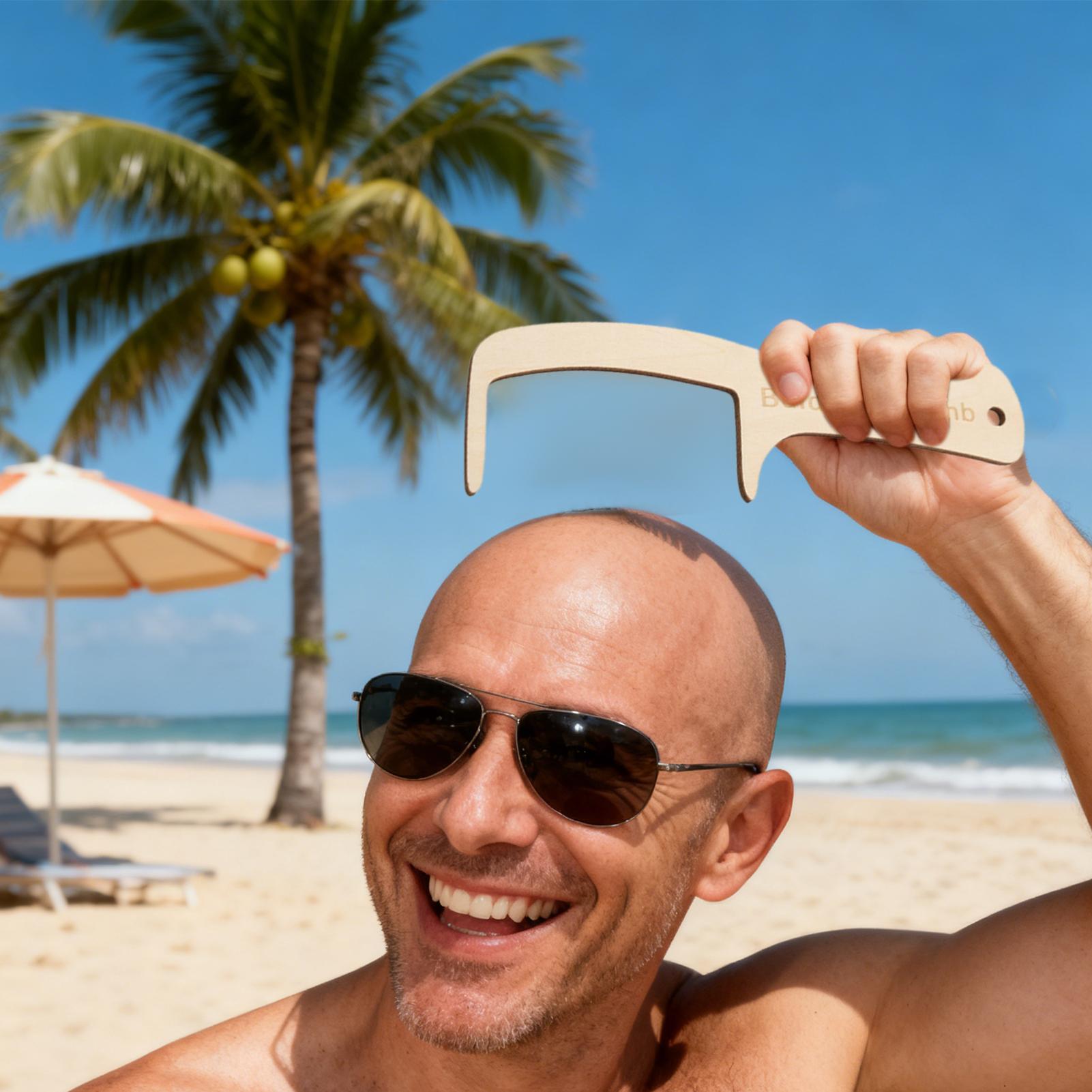 2pcs Funny Bald Man Grooming T - Men'S Grooming Oil 评论和价格